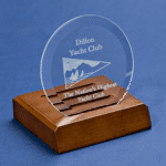 Glass Coasters Set of 4 with base
