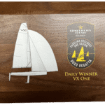 Wide Bevel Walnut Printed Plaque
